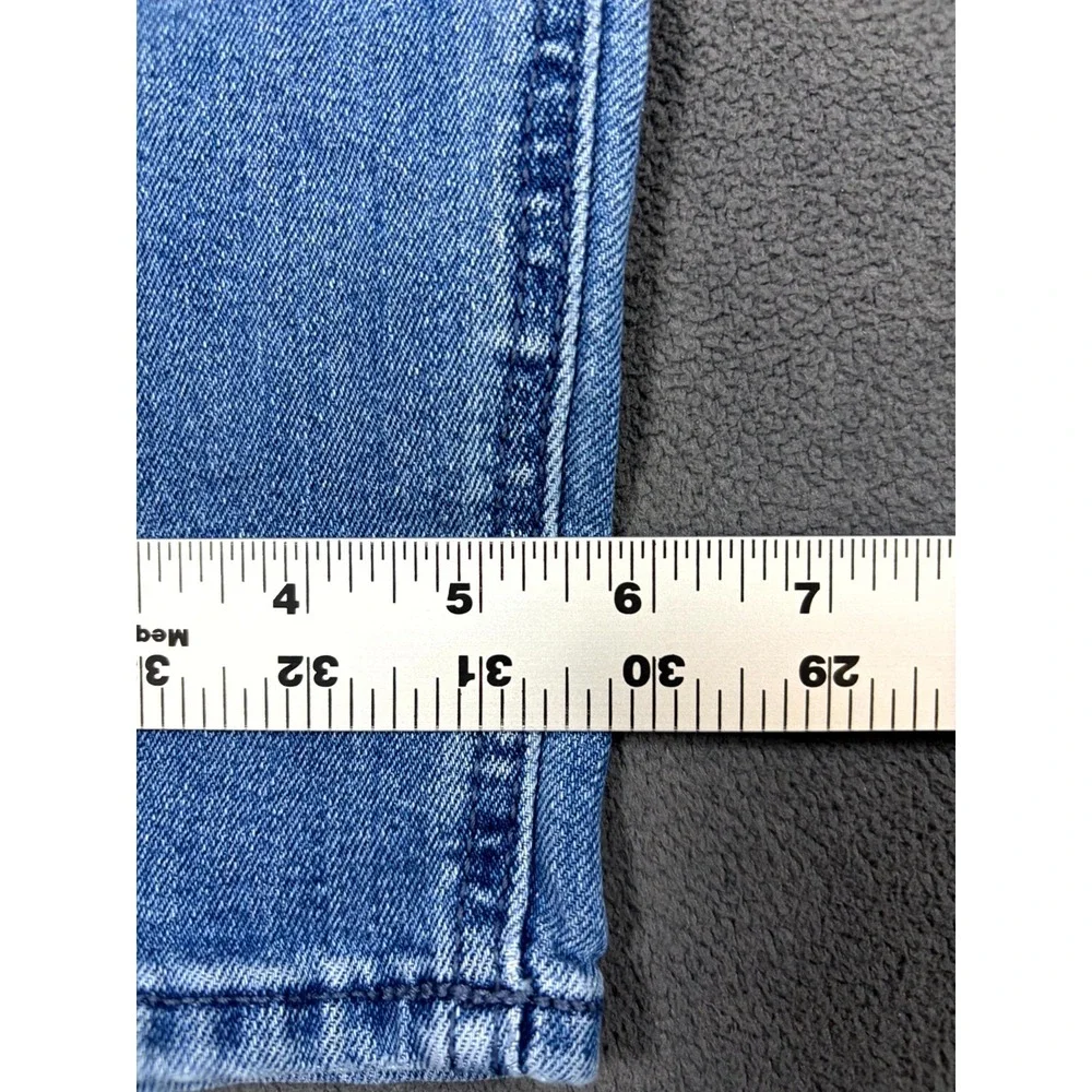 Old Navy Jeans Women's 6 Blue Denim Ultra High Rise Skinny Leg Grunge Streetwear